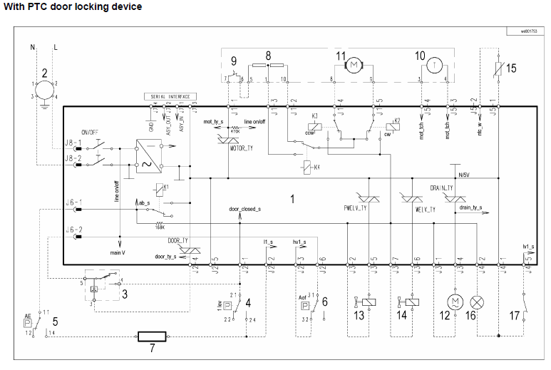 ArthurMartinElux washing machine wiring diagram
