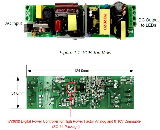 AC 230V LED Driver Dimmer circuit diagram 0-10V or Wireless pcb board