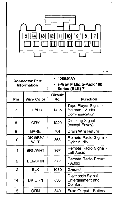 30 2003 Chevy Silverado Radio Wiring Harness Diagram