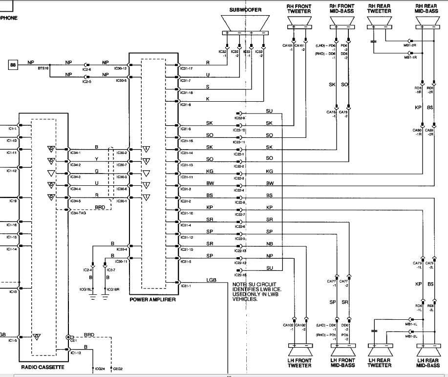 Jaguar Car Radio Stereo Audio Wiring Diagram Autoradio