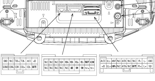 LEXUS Car Radio Stereo Audio Wiring Diagram Autoradio connector wire