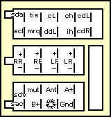 ALPINE M-Bus data cable pinout