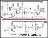 Simple Home Alarm Circuit Diagram A