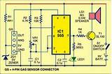 is a detector circuit of gas leak that detects…