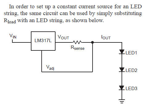 anker falsk løgner Constant current LED driver circuit diagram