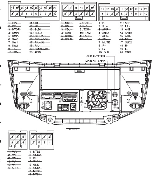 PIONEER Car Radio Stereo Audio Wiring Diagram Autoradio ... pioneer car stereo wiring diagram 