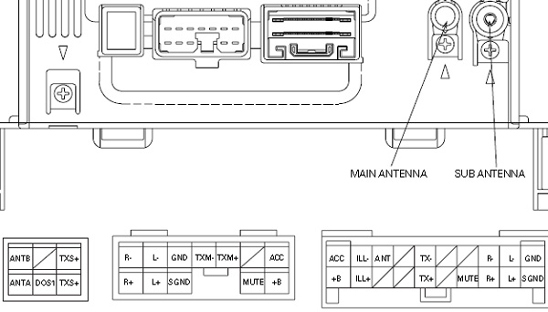 LEXUS Car Radio Stereo Audio Wiring Diagram Autoradio ... electrical wiring diagram toyota corolla 2007 