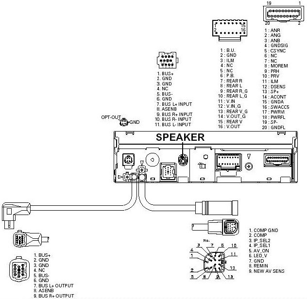 Pioneer Double Din Radio Wiring Diagram