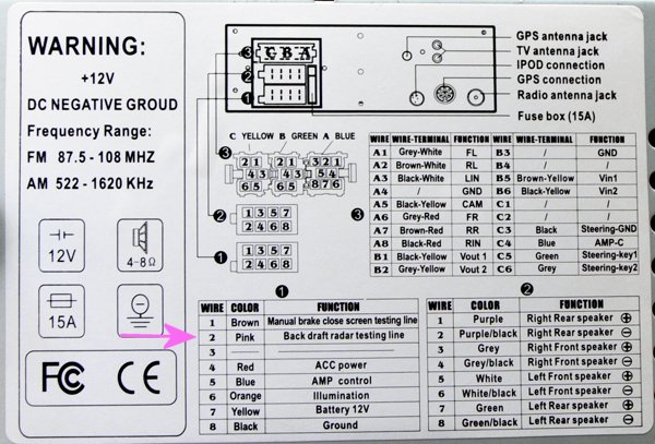 Xtrons Radio Wiring Diagram