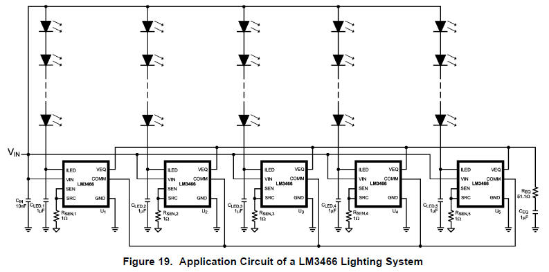 String LED circuit diagram Constant Current Power Supply 