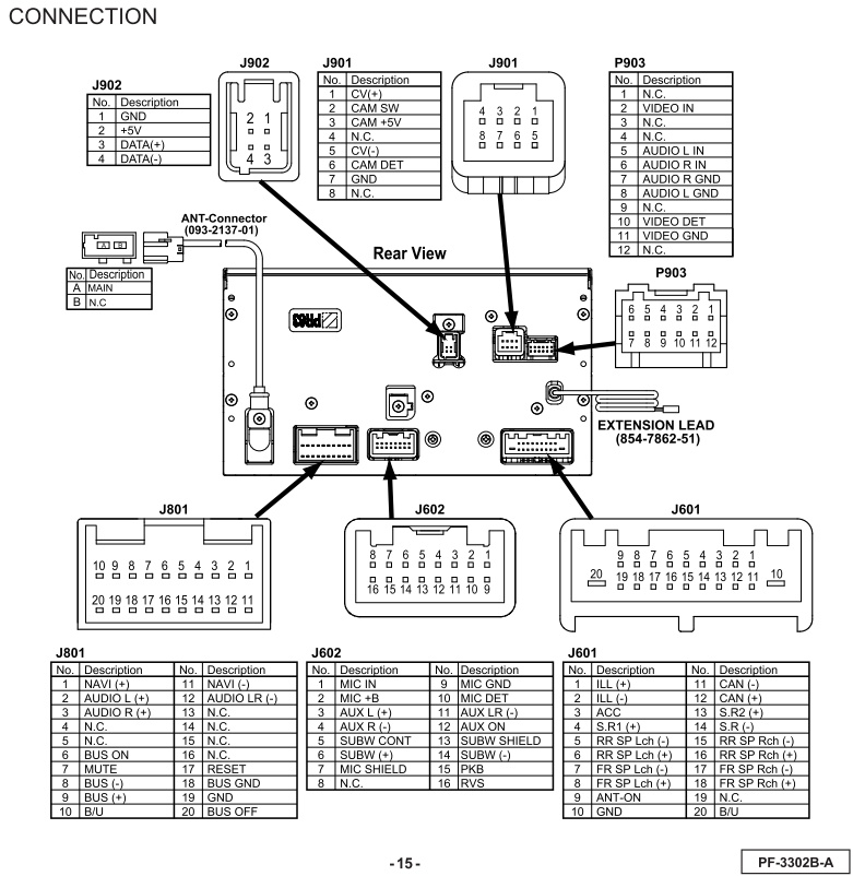 Subaru Impreza Audio Cq Ef7280 Wiring Service Manual