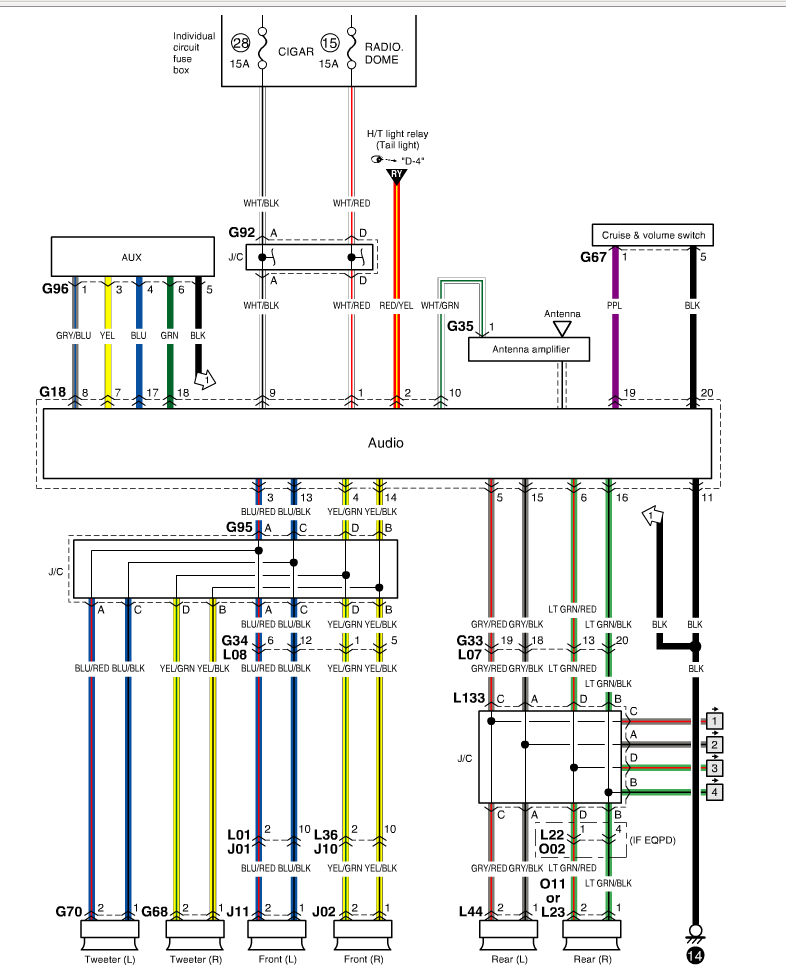 Clarion car stereo wiring diagram