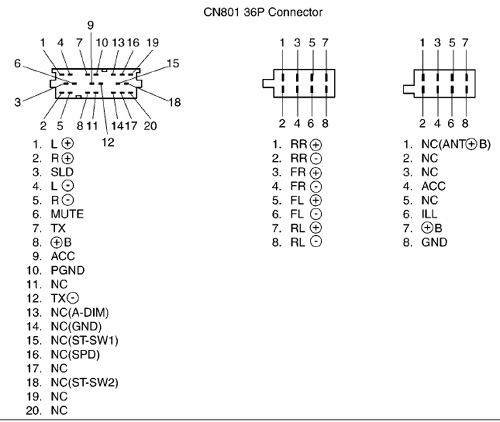 Toyota Car Radio Stereo Audio Wiring Diagram Autoradio