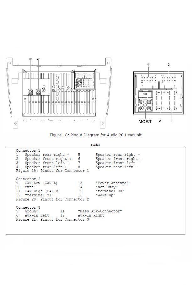 Smart Car Radio Stereo Audio Wiring Diagram Autoradio