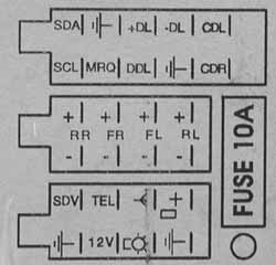 OPEL Car Radio Stereo Audio Wiring Diagram Autoradio connector wire